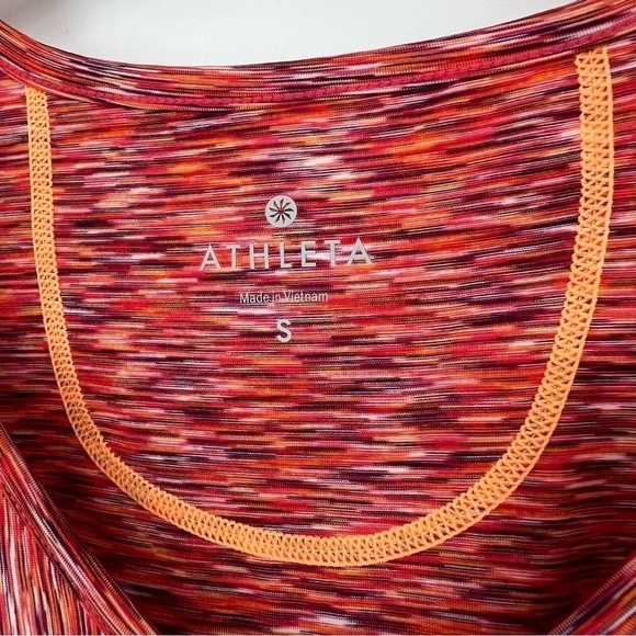 NWT Athleta Watermelon Pop Space Dye Run Tank - Picture 2 of 9